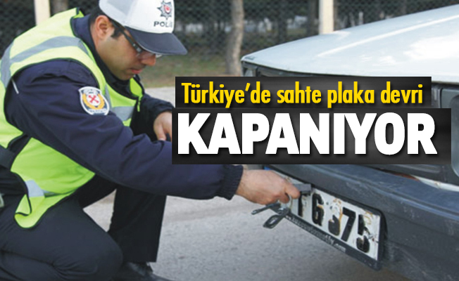Sahte plaka takmanın cezası 2018